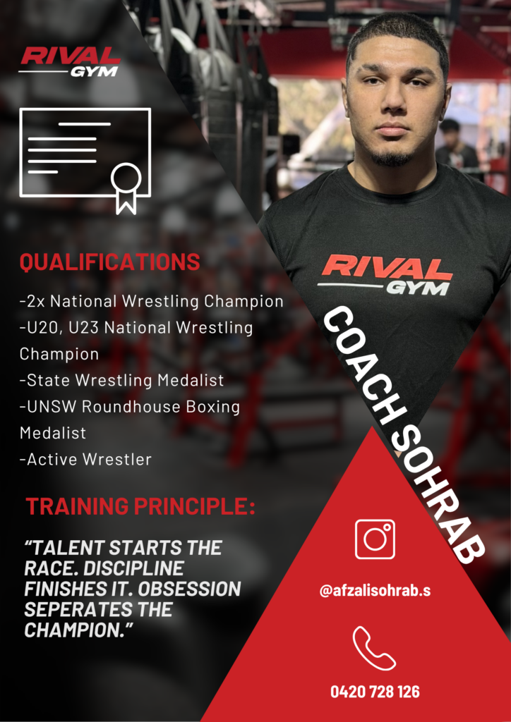 Coach Sohrab bio card